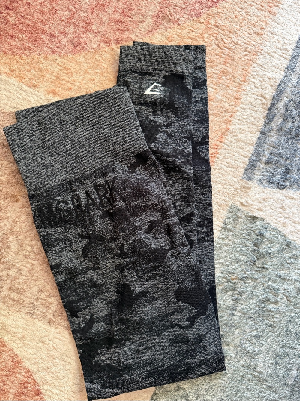 Gymshark Gray Camo Leggings